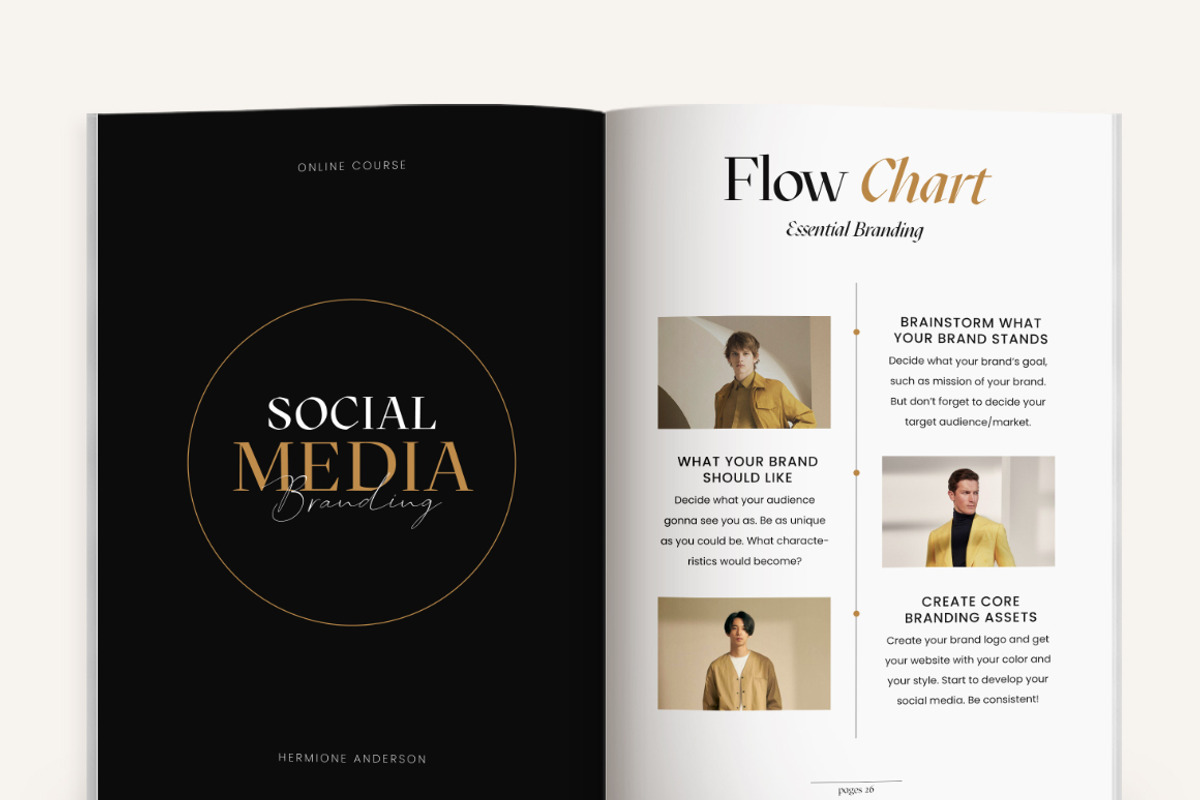 SALE Branding Workbook Creator CANVA, a Magazine Template by Eviory (Photo 18 of 43)
