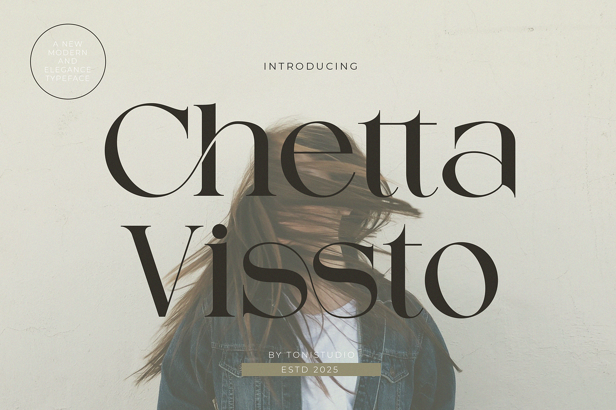 Chetta Vissto, a Serif Font by ToniStudio (Photo 1 of 9)