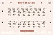 Bharits Epic Typeface, a Serif Font by alit design (Thumbnail 11 of 20)