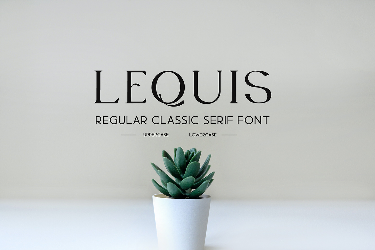 Lequis - Classic Serif Font, a Serif Font by ivan_artnivora (Photo 5 of 5)
