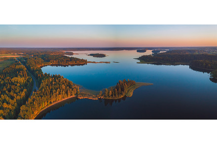Aerial view of Plateliai lake, the, a Nature Photo by Lukas Jonaitis SHOP