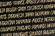Georgia Hills - A Textured Brush, a Font by Megi Satyo Widodo (Thumbnail 2 of 13)