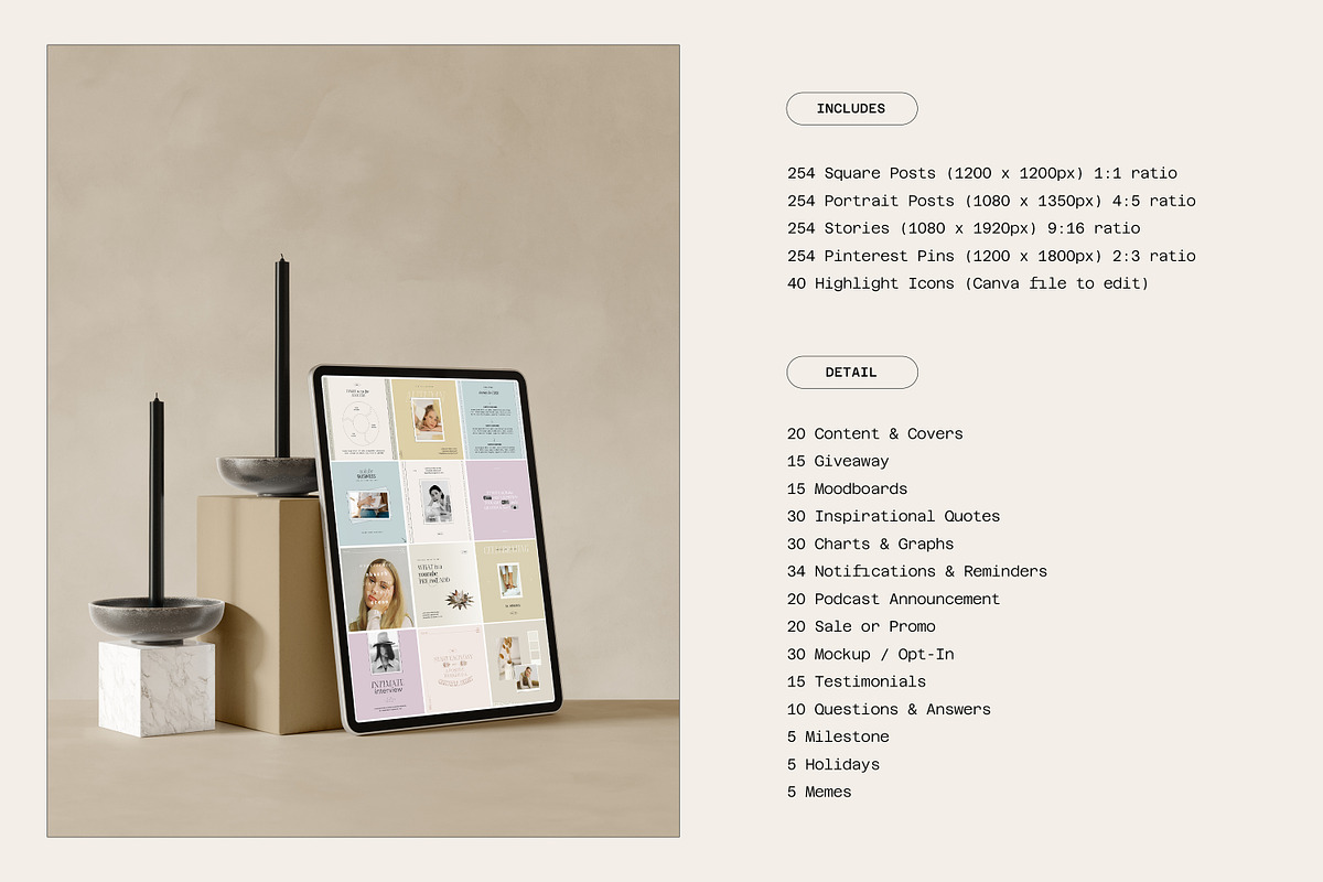NAROK | 6 in 1 Course + Coach Bundle, a Social Media Template by Wildnun Studio (Photo 41 of 69)