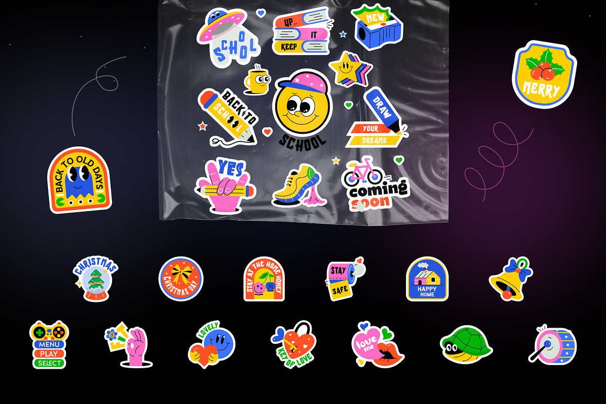 Cartoon Sticker Designs, an Emoji Icon by Prosymbols (Photo 3 of 15)