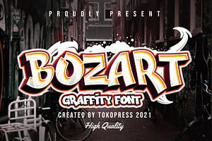 BOZART - Graffiti Font