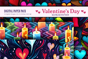 Seamless patterns for Valentines Day, a Texture Illustration by KENO Mascots (Thumbnail 2 of 8)