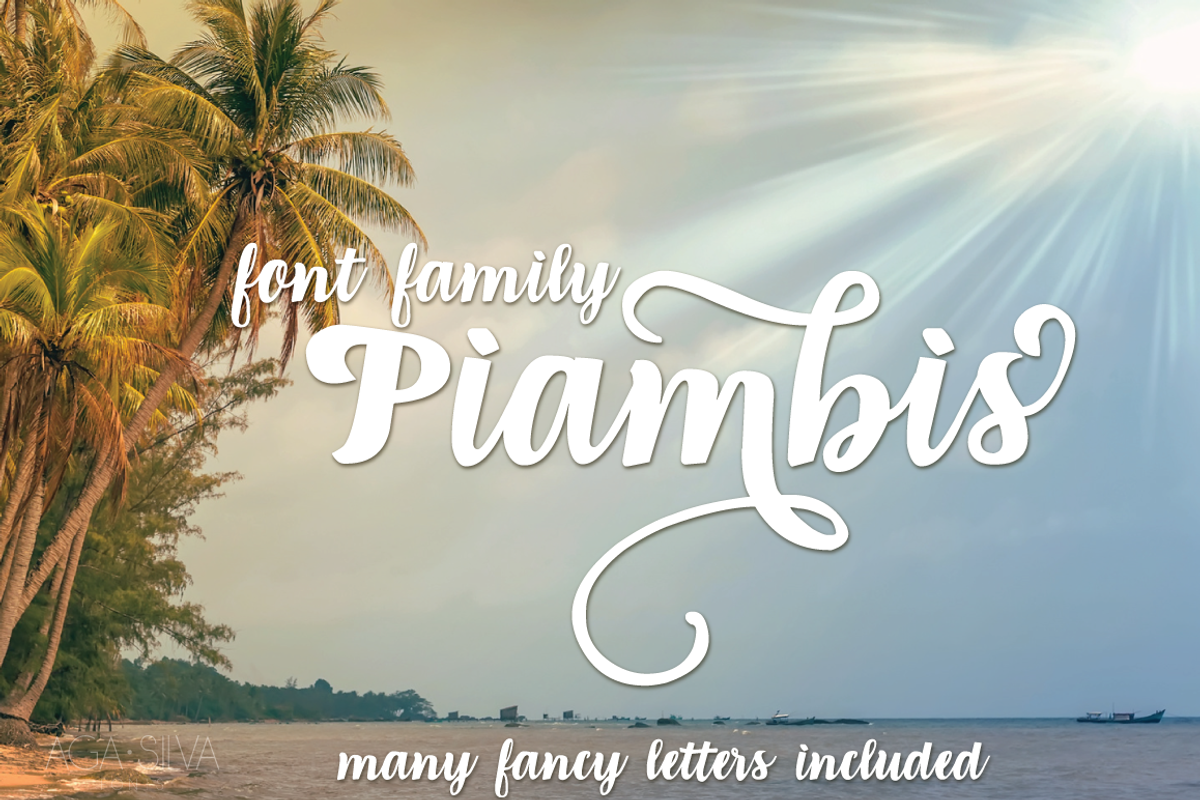 Piambis Family | three fonts incl. preview 3