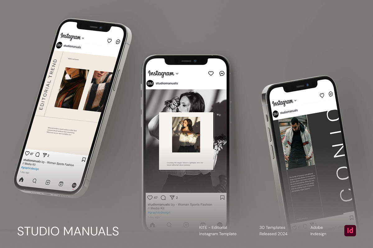 KITE – Editorial Instagram Template, a Social Media Template by Studio Manuals (Photo 3 of 8)