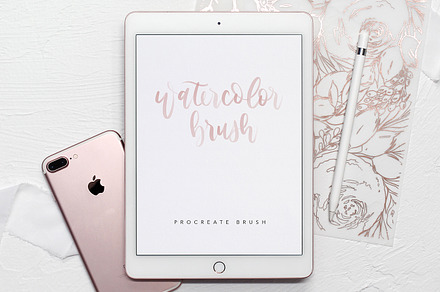 Thick & Thin Procreate Brush preview 3