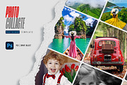 Torn Paper Photo Collage PS Template, a Graphic by INTENTFX (Thumbnail 1 of 6)