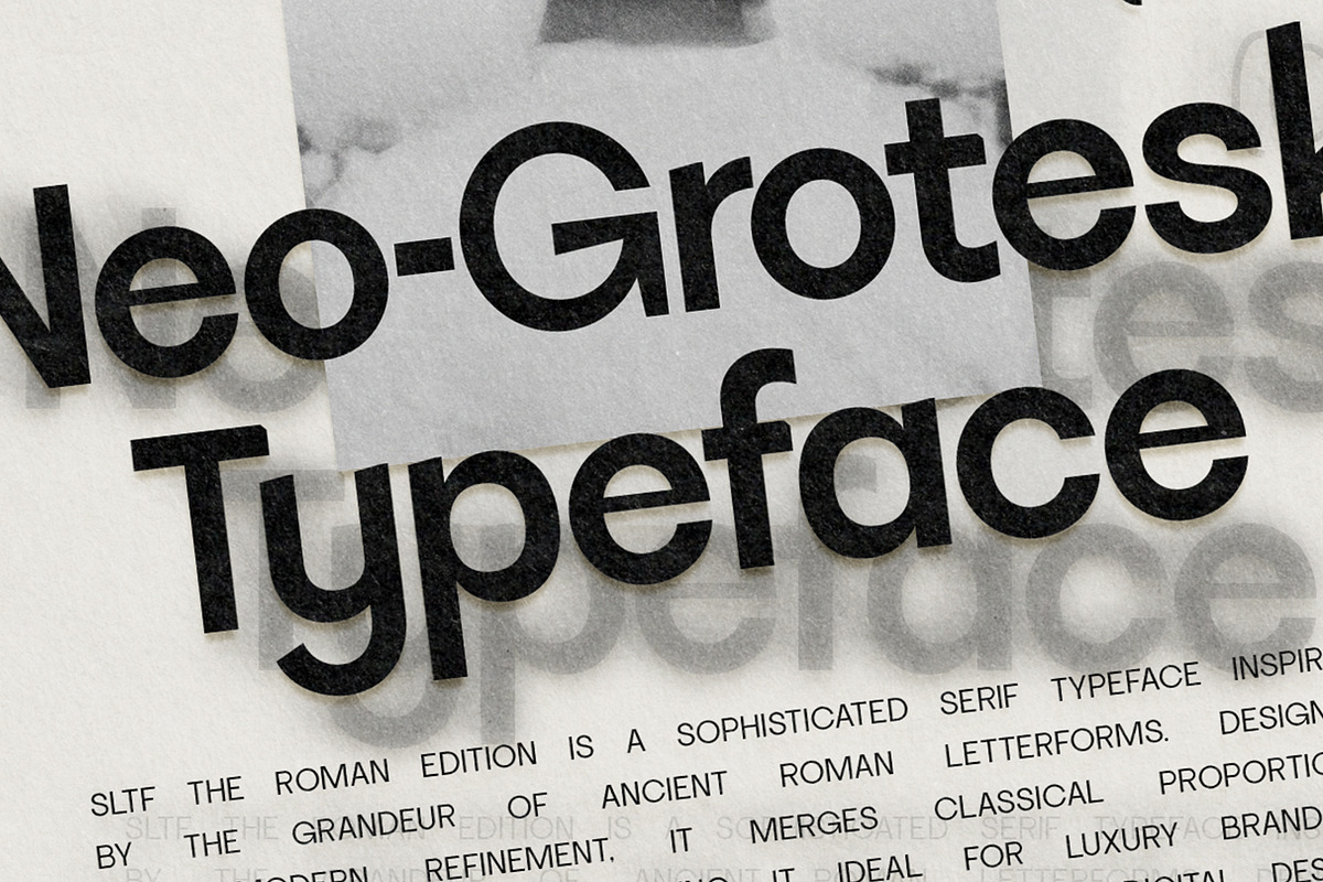 SLTF La Villa - Neo-Grotesk Typeface, a Sans Serif Font by SilverStag Type Foundry (Photo 2 of 20)