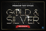 Gold & Silver #5 - 15 Text Styles, a Layer Style Add-On by Jonas Stensgaard (Thumbnail 13 of 18)