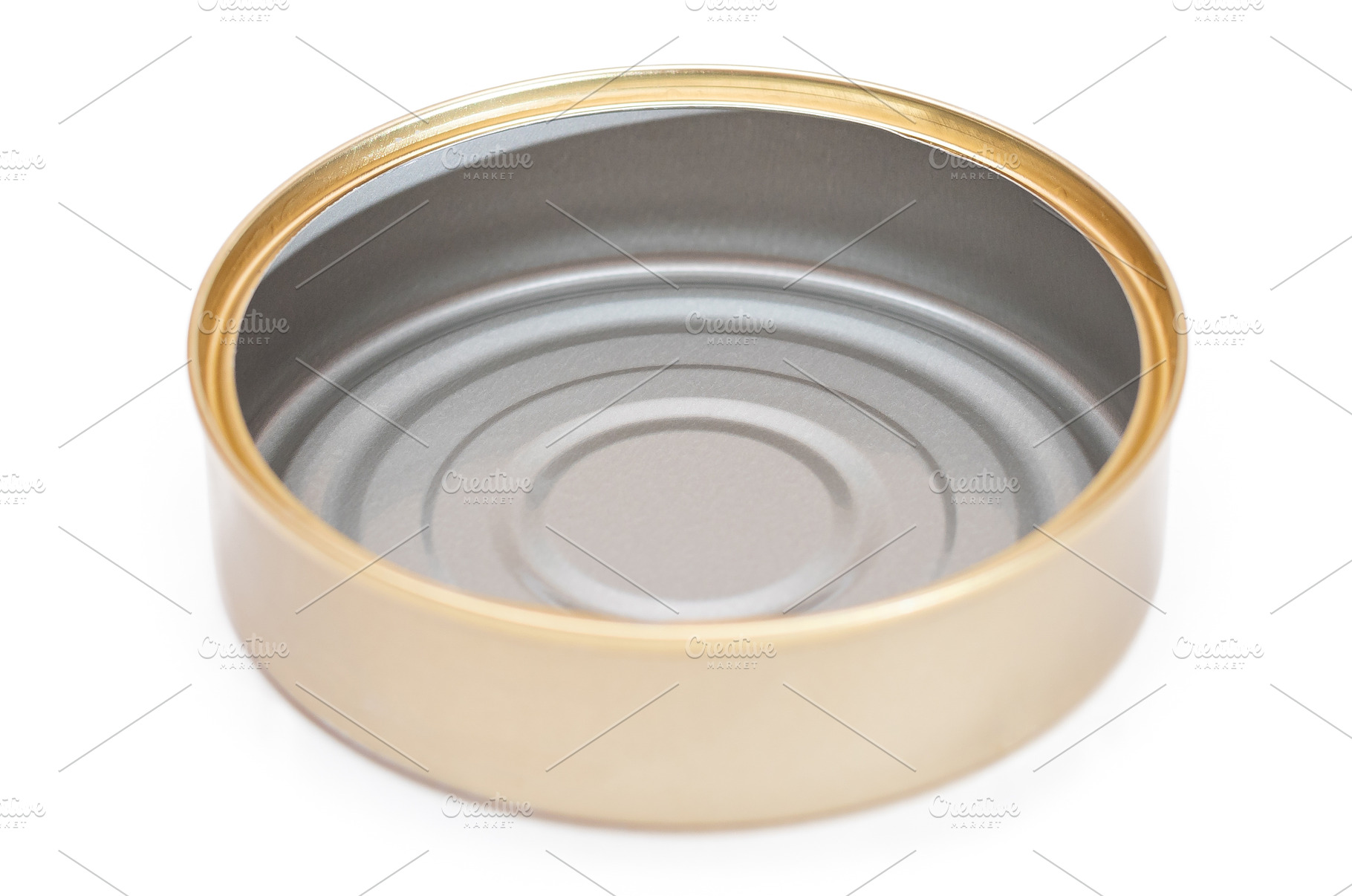 Opened Empty Tin Can Isolated on, a Photo by InfinitumProdux