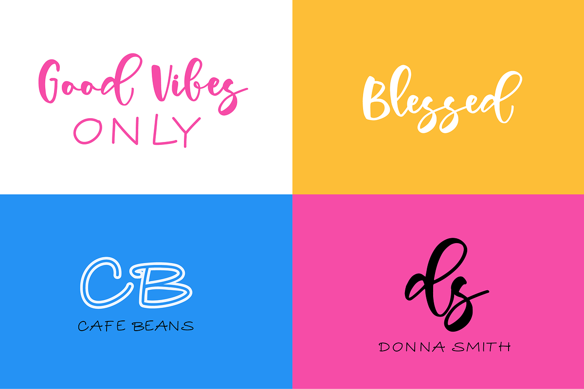 Vanilla Vibes Font Duo preview 3