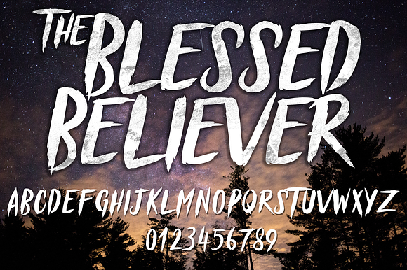 Blessed Believer Typeface preview 3