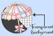 Watercolor Summer Clipart Bundle, a Seasonal Illustration by Canvas Craft (Thumbnail 2 of 7)