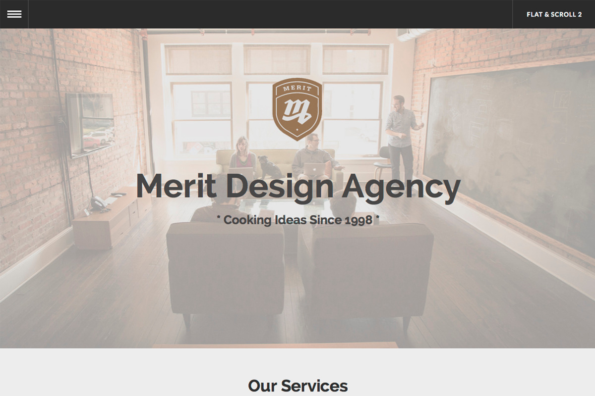 Flat & Scroll 2 - Bootstrap 3 vCard, a Bootstrap Template by Alvarez Themes (Photo 2 of 2)