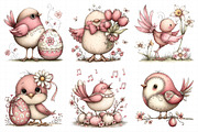 Whimsical Easter Birds Clipart, an Illustration by Daily.Designs (Thumbnail 4 of 7)
