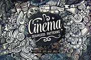 Cinema Graphics Patterns, a Pattern Graphic by BALABOLKA (Thumbnail 1 of 6)