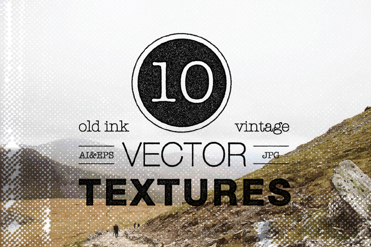 10 Vintage Vector Textures