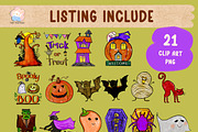 Halloween Activity Pack 80+ elements, an Illustration by Annyillustration (Thumbnail 2 of 9)