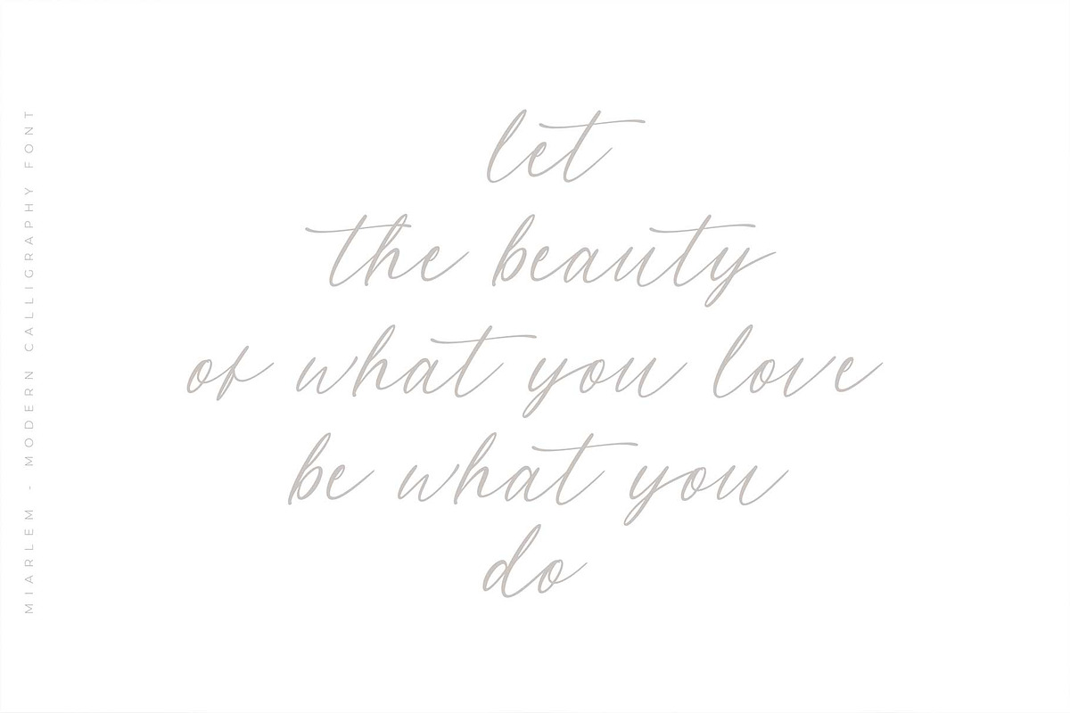 Miarlem - A Modern Calligraphy Font, a Script Font by Pen Culture (Photo 5 of 10)
