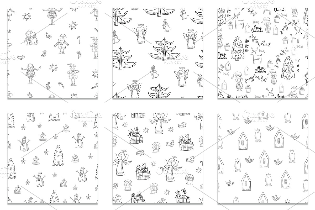 2026 Christmas and New year icon set, a Seasonal Illustration by SaintPic illustrations (Photo 2 of 4)