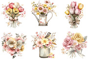 Whimsical Mother's Day Flowers, an Illustration by Designking (Thumbnail 3 of 5)