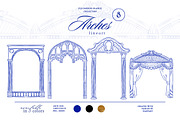 +420 Barbara Vintage Line Art Set, a Decorative Illustration by NassyArt (Thumbnail 15 of 29)