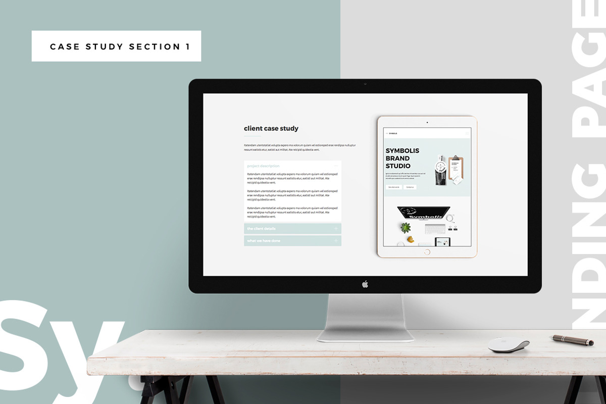 Symbolis Bootstrap Landing Page, a Bootstrap Template by Egotype (Photo 10 of 18)
