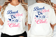 Beach Book Club Reading Summer PNG, a Seasonal Illustration by OK Design (Thumbnail 4 of 5)