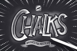 CHALK BRUSHES FOR PROCREATE
