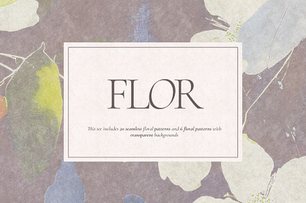 FLOR Seamless Patterns Collection
