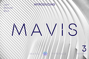 MAVIS SANS - FUTURISTIC TYPEFACE, a Sans Serif Font by CCS Type (Thumbnail 19 of 20)