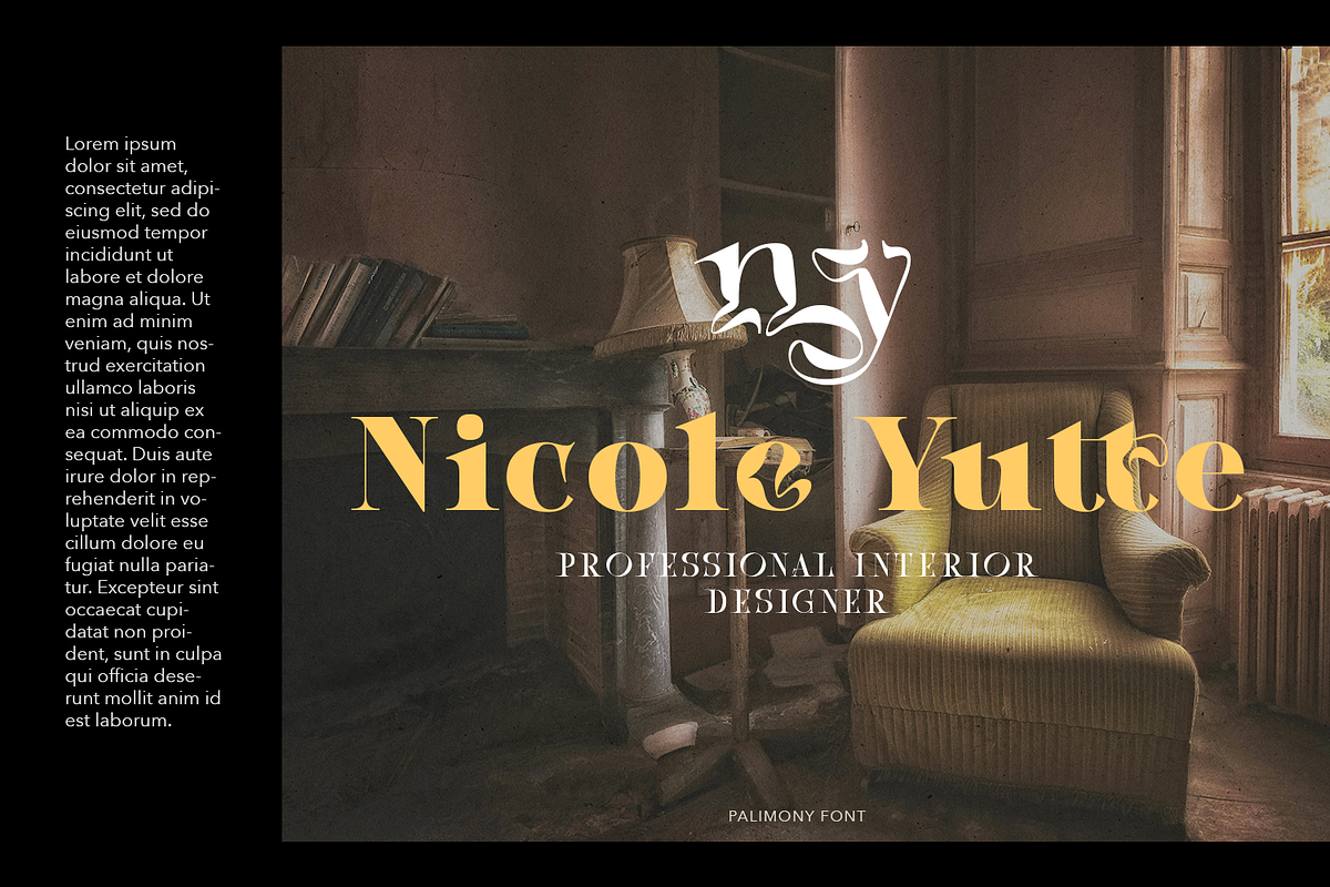Palimony Luxury Serif, a Font by TypeClassHeroes (Photo 10 of 15)