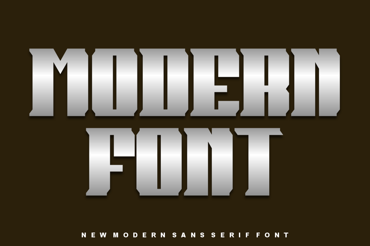 Bosener - Font, a Sans Serif Font by artchiles_design (Photo 3 of 5)