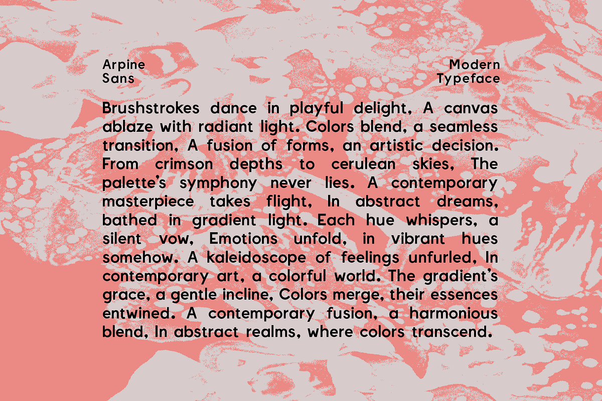CF Arpine - Modern Display Sans, a Sans Serif Font by Indotype Foundry (Photo 3 of 10)