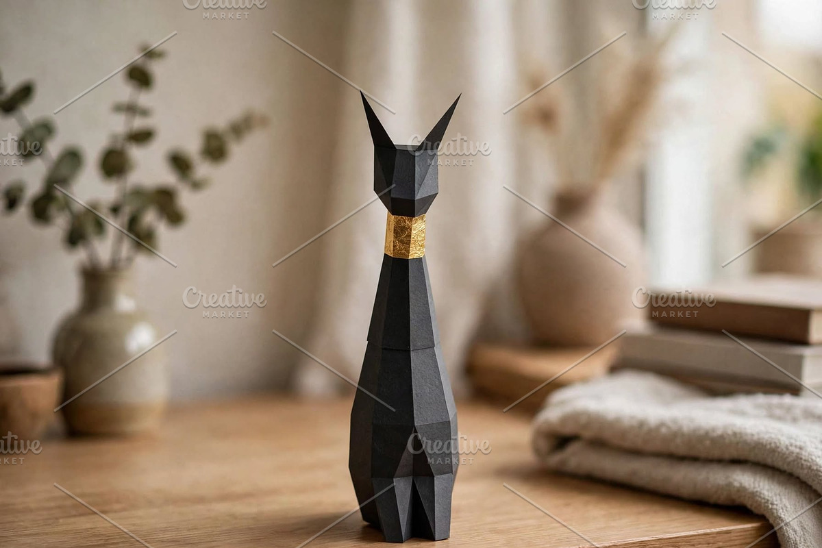 Cat favor - 3d papercraft, a Card Template by PAPER amaze (Photo 5 of 5)