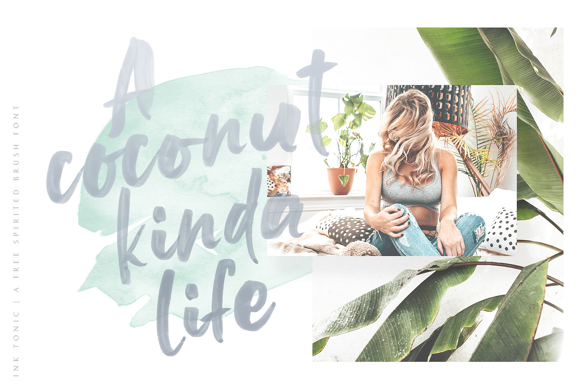 Ink Tonic | A SVG Brush Font, a Script Font by Ayca Atalay (Photo 4 of 21)