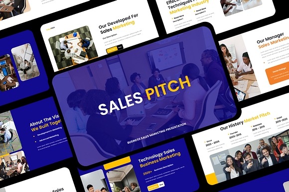 Sales Pitch Deck Presentation preview 4