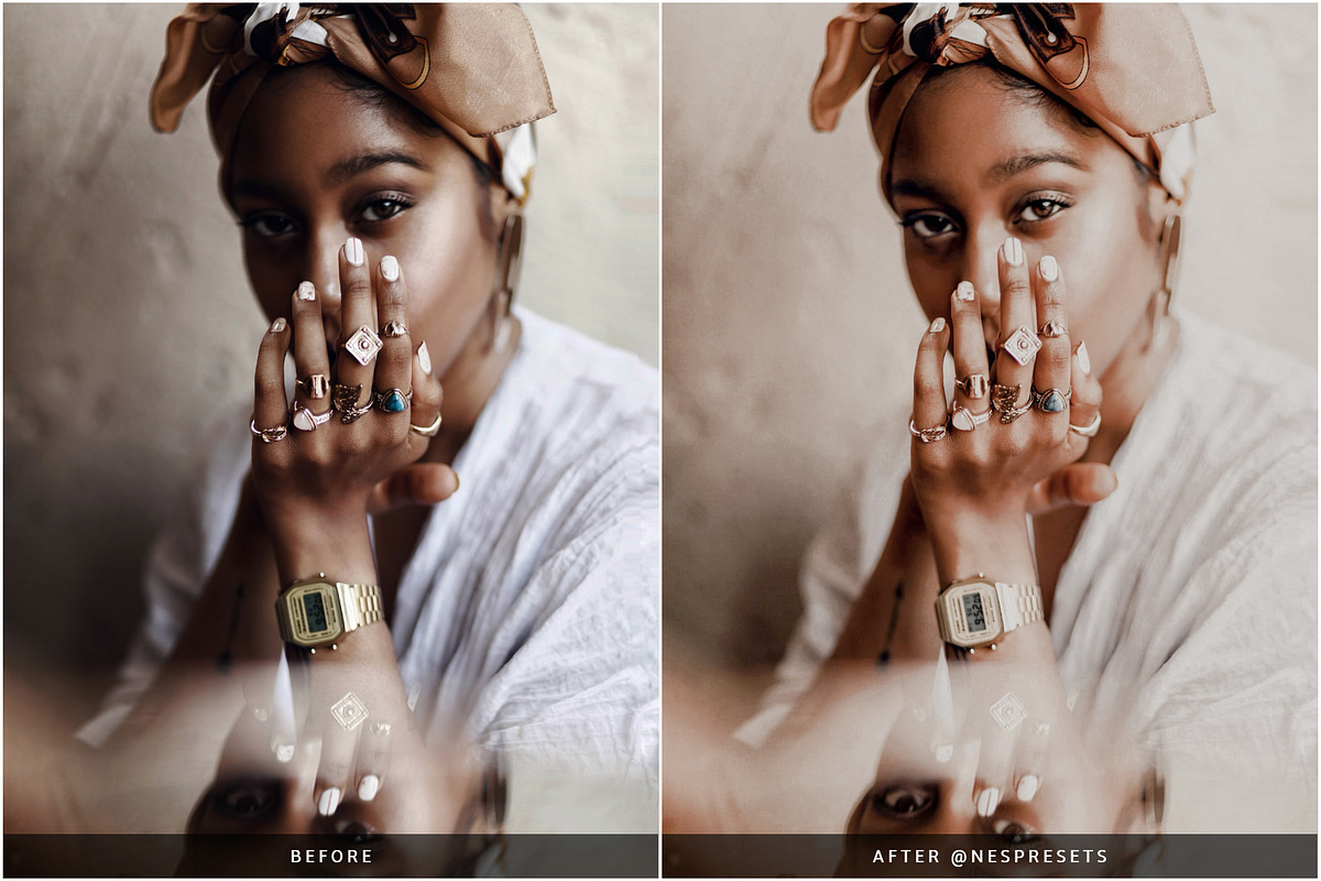 BEIGE POWER LIGHTROOM PRESETS, an Action Add-On by Nes Design Co (Photo 6 of 11)