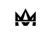 Letter M Crown Logo, a Branding & Logo Template by Buqancreative (Thumbnail 1 of 4)