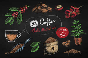 Chalked Coffee Growth Collection
