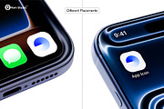 Close-up iPhone 17 Pro Max Mockup, an iPhone Mockup by RamStudio2 (Thumbnail 4 of 10)