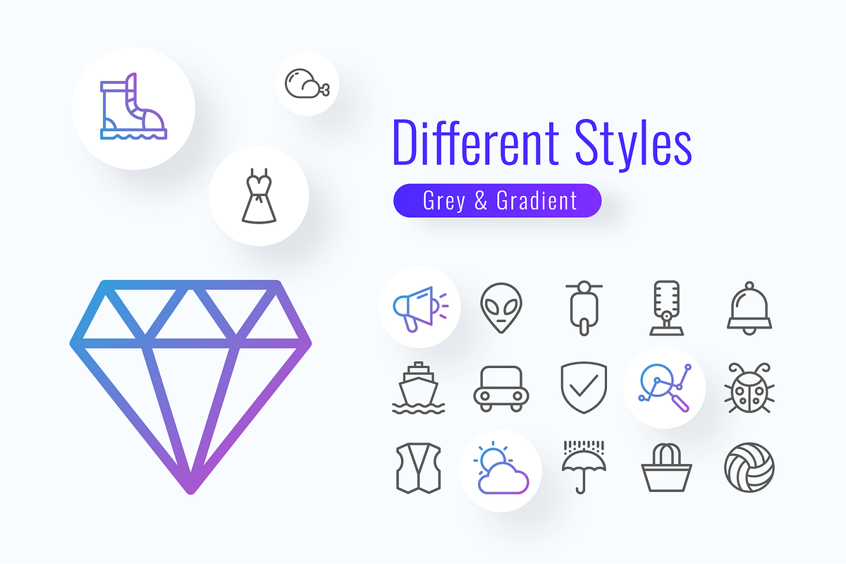 3300+ Slim Icons Mega Bundle, an Outline Icon by P.F. Creative Lab (Photo 4 of 6)