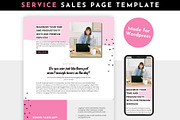 Pink Service Sales Templates, a WordPress Template by ltsdesigns (Thumbnail 1 of 7)