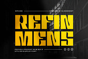 Refin Mens || Stylish Display Font, a Sans Serif Font by Idea Studio (Thumbnail 1 of 10)