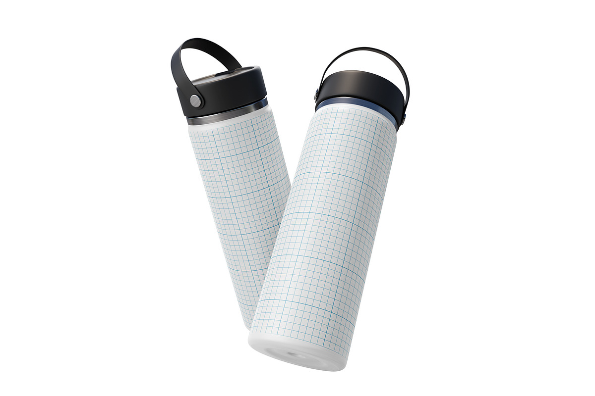Hydro Flask Bottle Mockup Vol.2, a Merchandise Mockup by Akebareee (Photo 3 of 7)
