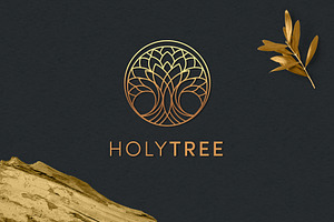 Holy Tree Logo Template