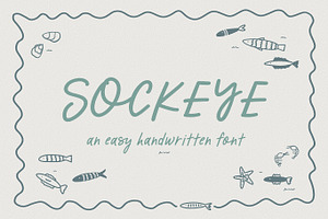 Sockeye - Casual Handwritten Font